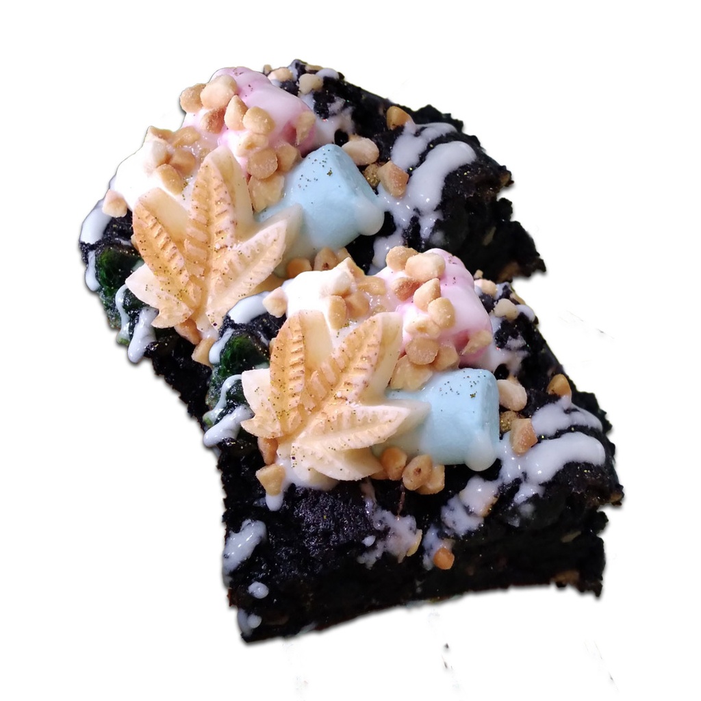 Belgian Chocolate Brownies - Rocky Road (10 Pack) (50 mg)