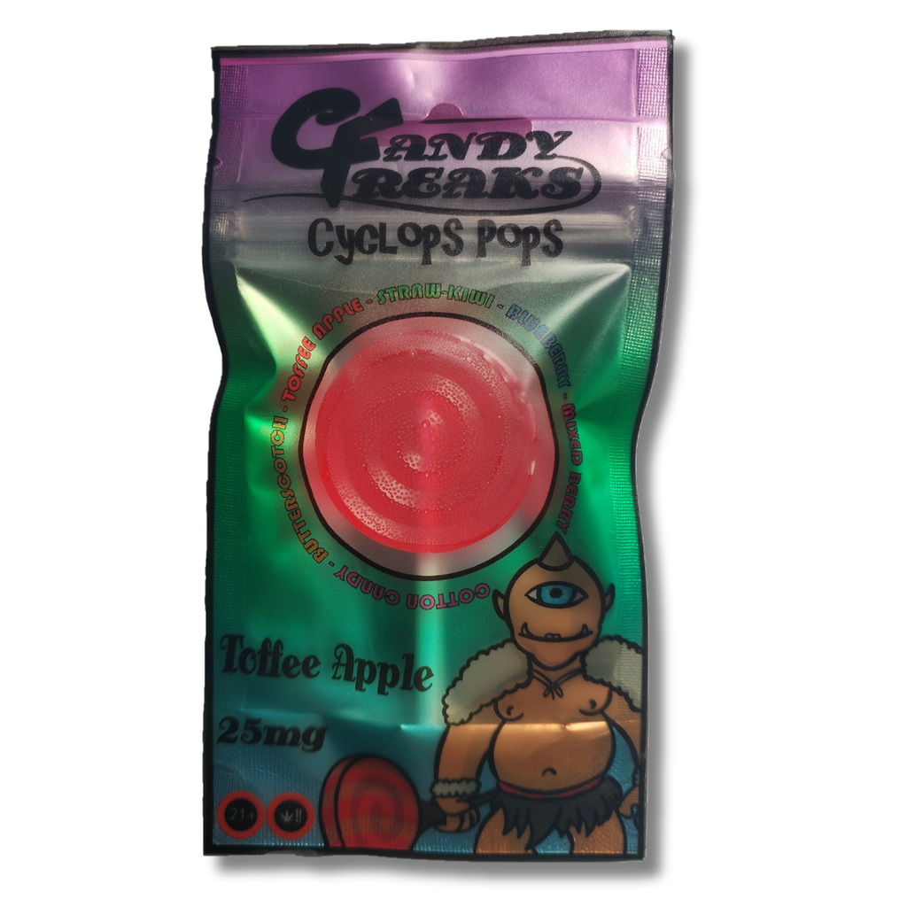 Candy Freaks Cyclops Pops 25mg - Toffee Apple